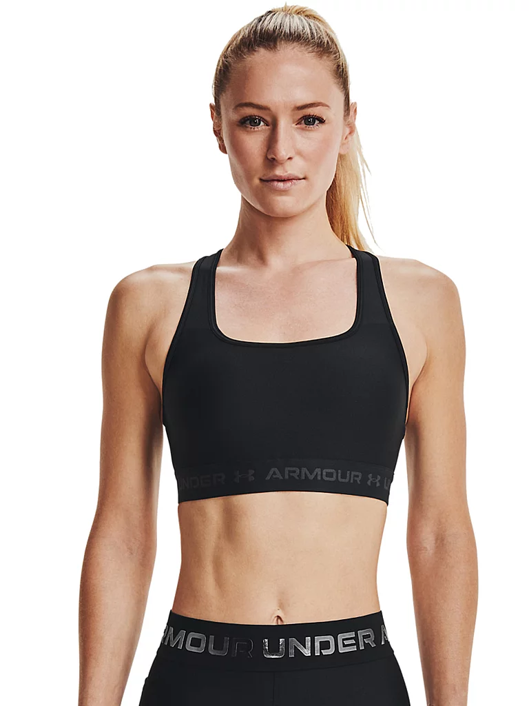 UNDER ARMOUR Damen Sport-BH Armour® Crossback Medium Support schwarz | S — Bild 3